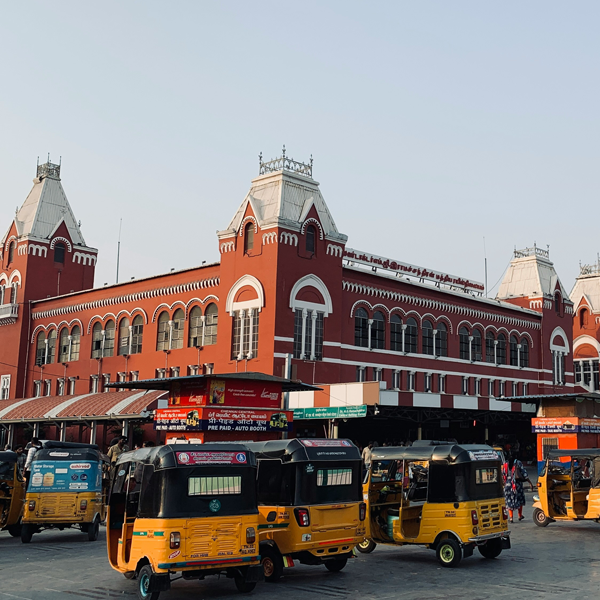 Chennai Central Railway Station Pickup and Drop - One Day Trip in Chennai